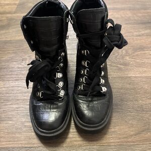 Dolce Vita Black Combat Boots